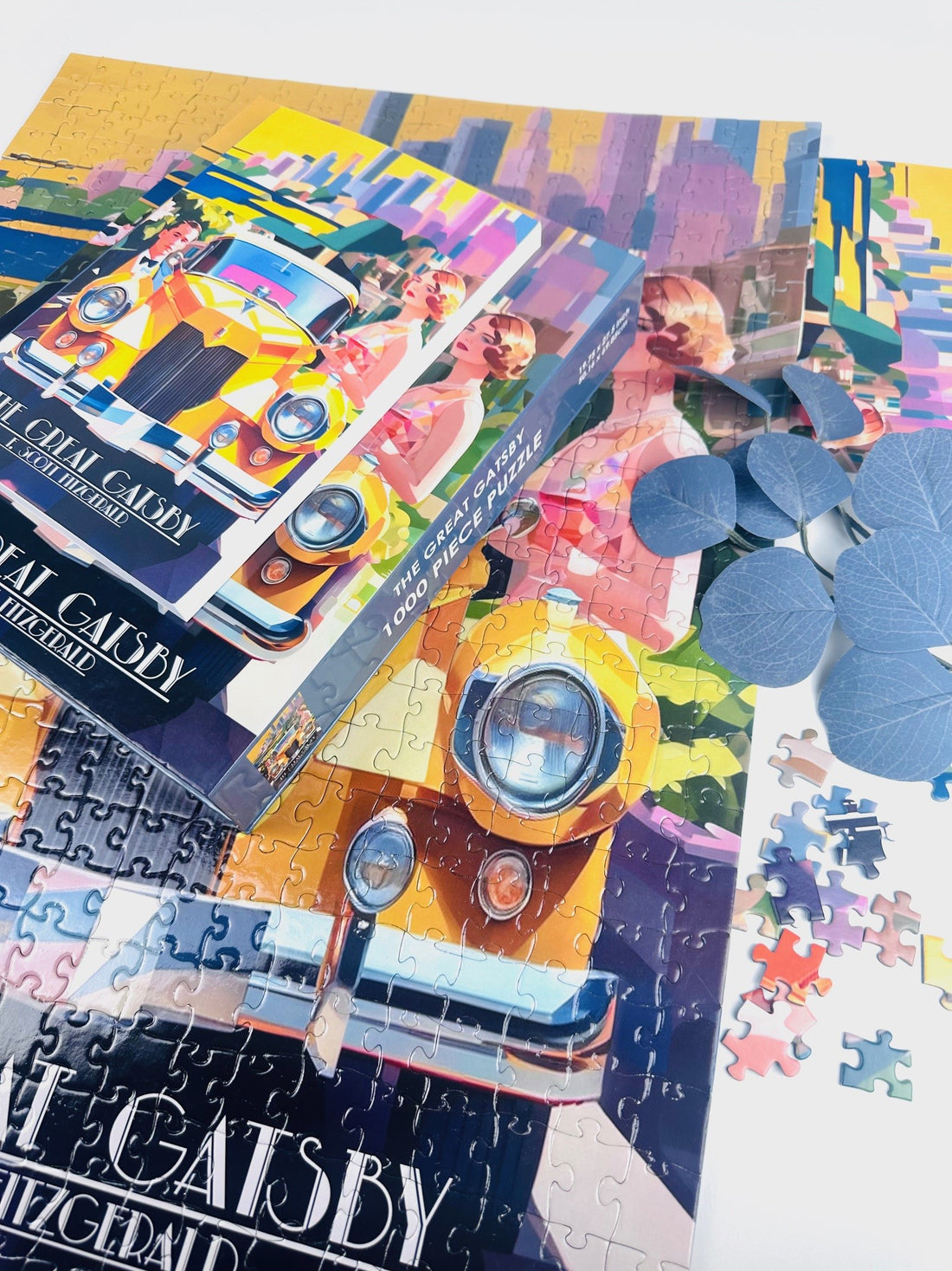 THE GREAT GATSBY Book Set - 1000 PIECE PUZZLE BOOK SET